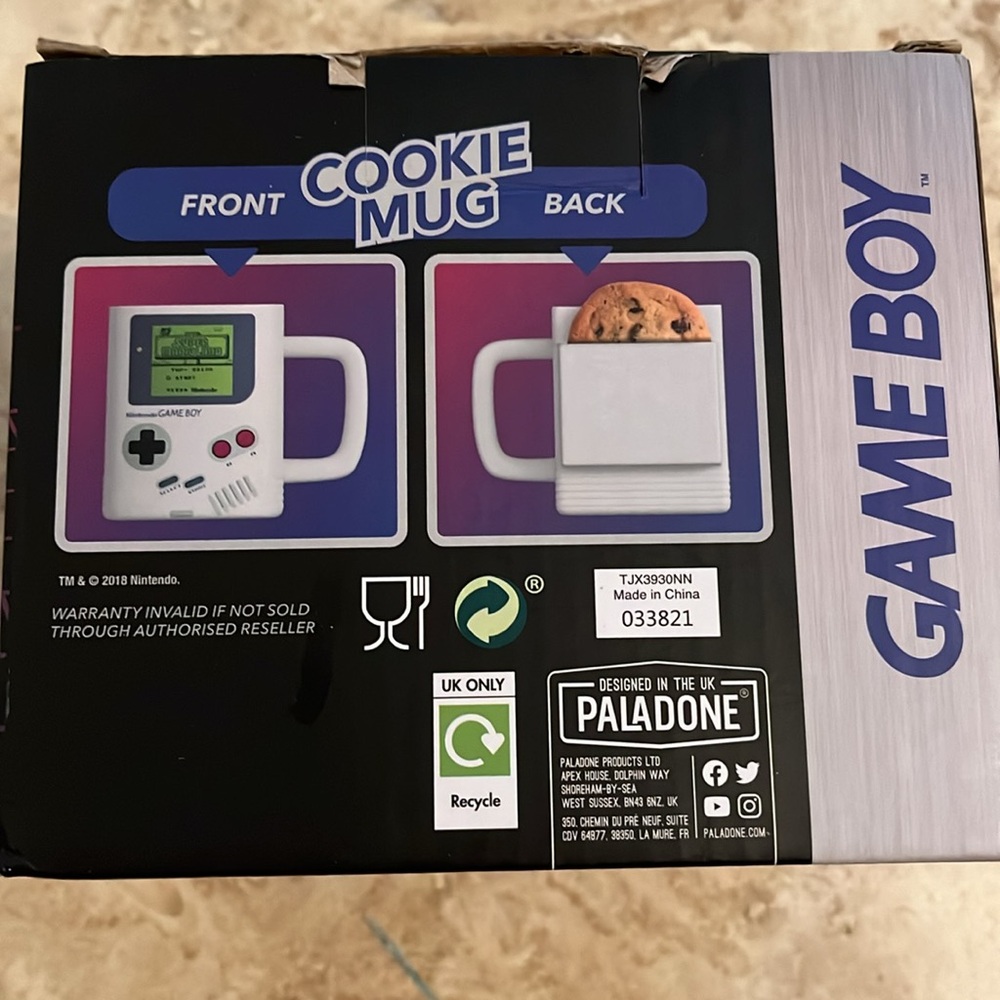 💕HP💕NIB! Gameboy Cookie Mug 10 oz - Picture 2 of 4